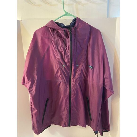 Helly Hanson windbreaker Medium unisex burgundy jacket packable - Picture 1 of 6